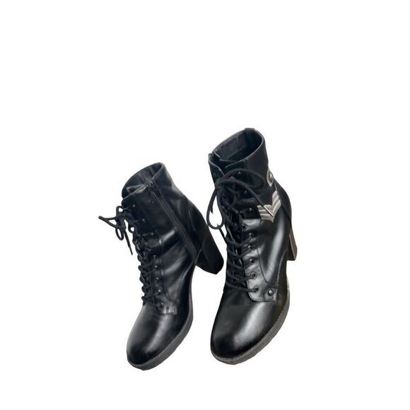 Guess combat boots milatary chunky heel size 10 - Picture 12 of 12